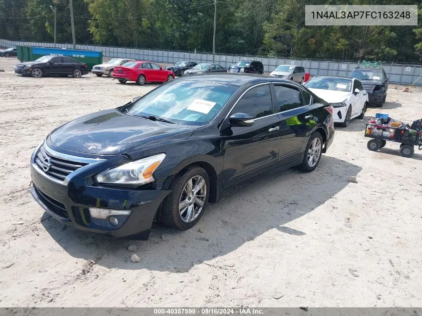 2015 Nissan Altima 2.5 Sl VIN: 1N4AL3AP7FC163248 Lot: 40357598