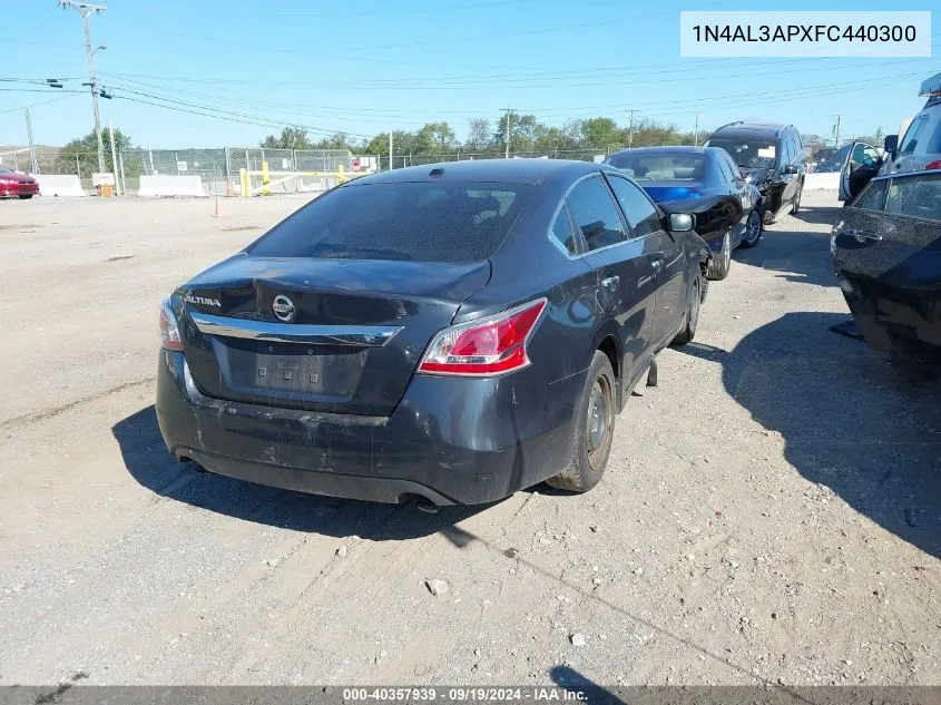 2015 Nissan Altima 2.5/2.5 S/2.5 Sl/2.5 Sv VIN: 1N4AL3APXFC440300 Lot: 40357939