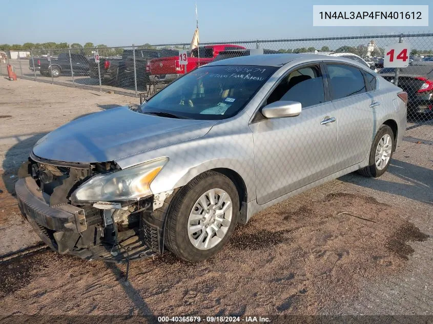 1N4AL3AP4FN401612 2015 Nissan Altima 2.5/S/Sv/Sl