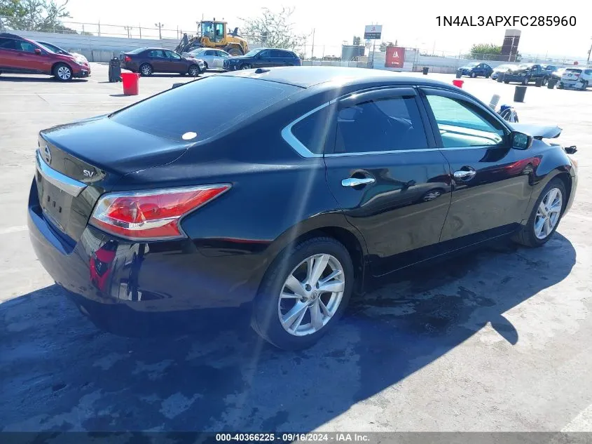 1N4AL3APXFC285960 2015 Nissan Altima 2.5 Sv