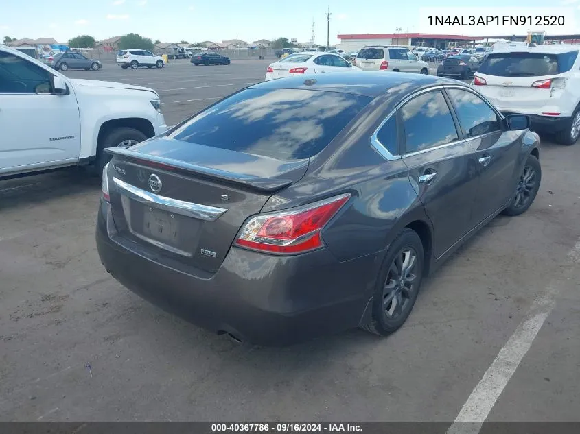 1N4AL3AP1FN912520 2015 Nissan Altima 2.5 S