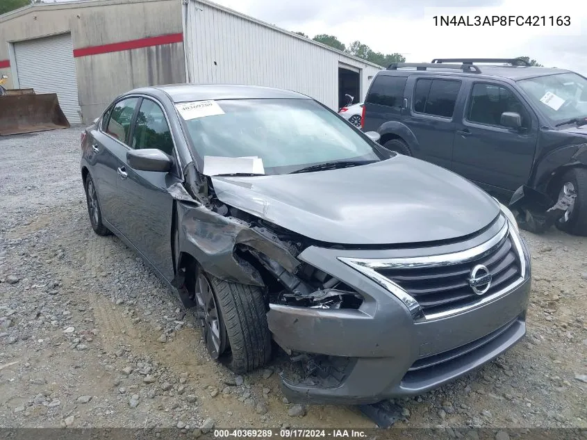 2015 Nissan Altima 2.5 S VIN: 1N4AL3AP8FC421163 Lot: 40369289