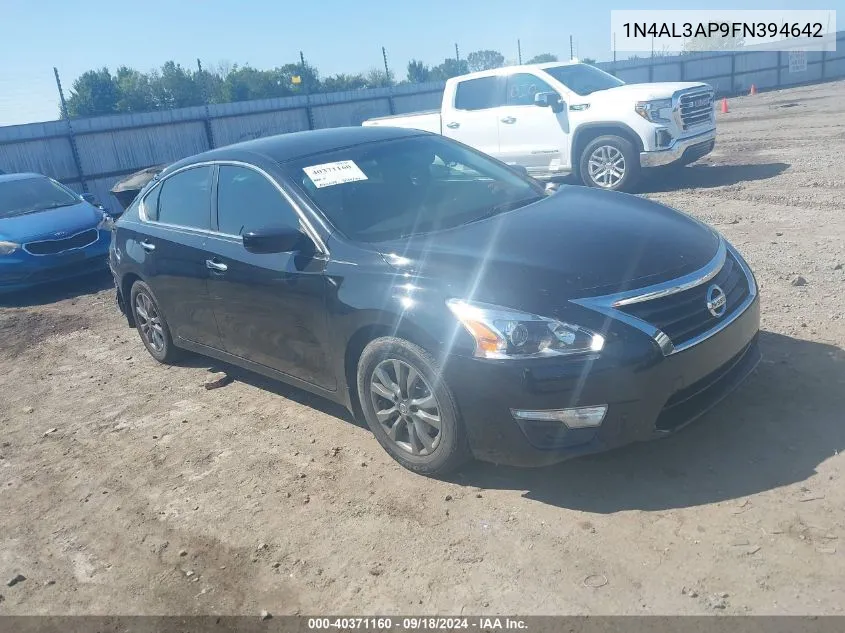 2015 Nissan Altima 2.5/S/Sv/Sl VIN: 1N4AL3AP9FN394642 Lot: 40371160