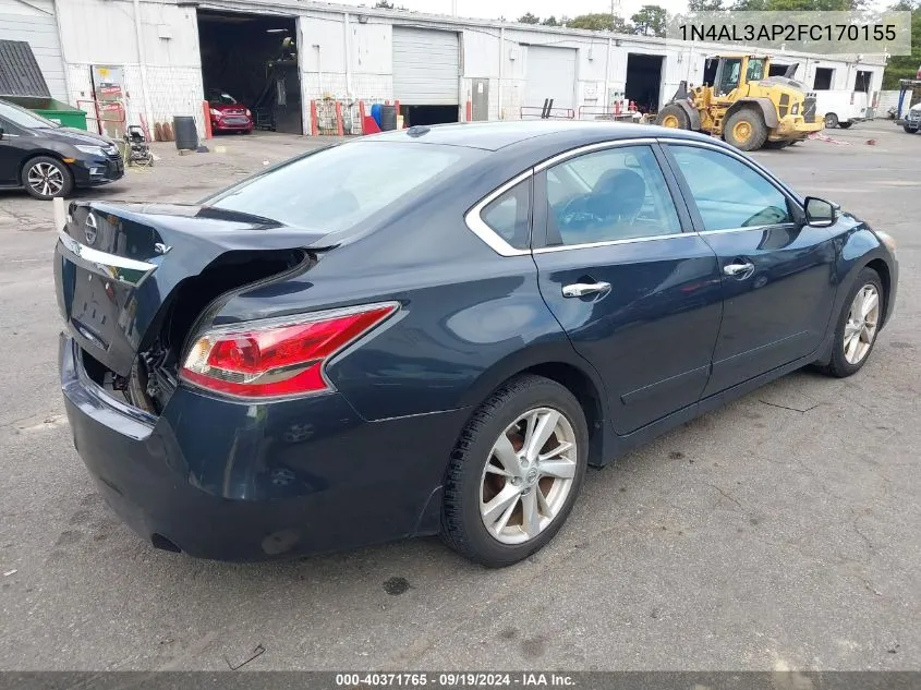 2015 Nissan Altima 2.5 Sv VIN: 1N4AL3AP2FC170155 Lot: 40371765