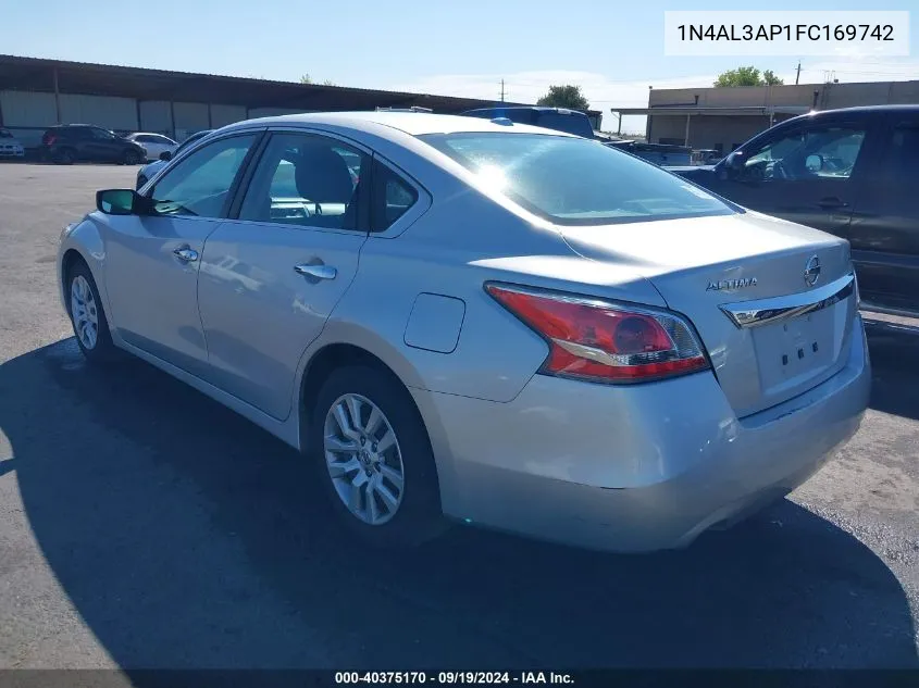 1N4AL3AP1FC169742 2015 Nissan Altima 2.5/2.5 S/2.5 Sl/2.5 Sv