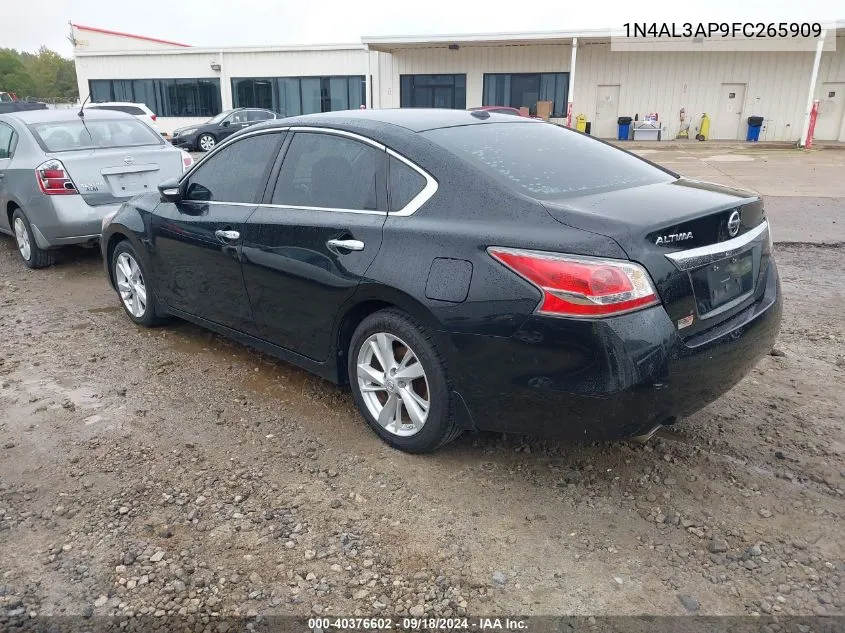 2015 Nissan Altima 2.5 Sv VIN: 1N4AL3AP9FC265909 Lot: 40376602