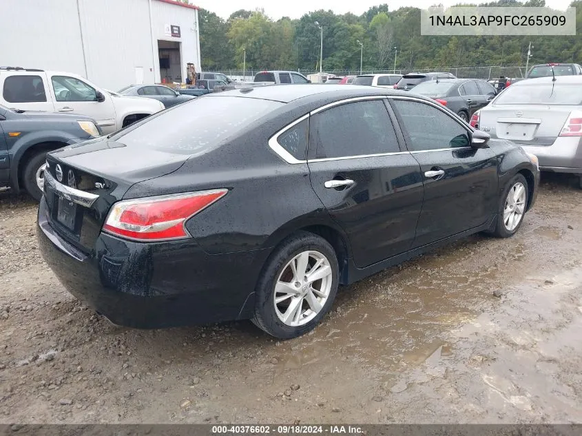 2015 Nissan Altima 2.5 Sv VIN: 1N4AL3AP9FC265909 Lot: 40376602