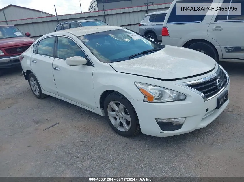 1N4AL3AP4FC468996 2015 Nissan Altima 2.5/2.5 S/2.5 Sl/2.5 Sv