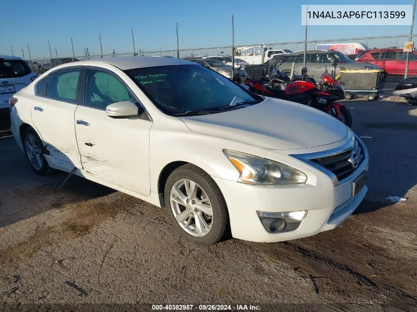 2015 Nissan Altima 2.5/S/Sv/Sl VIN: 1N4AL3AP6FC113599 Lot: 40382957