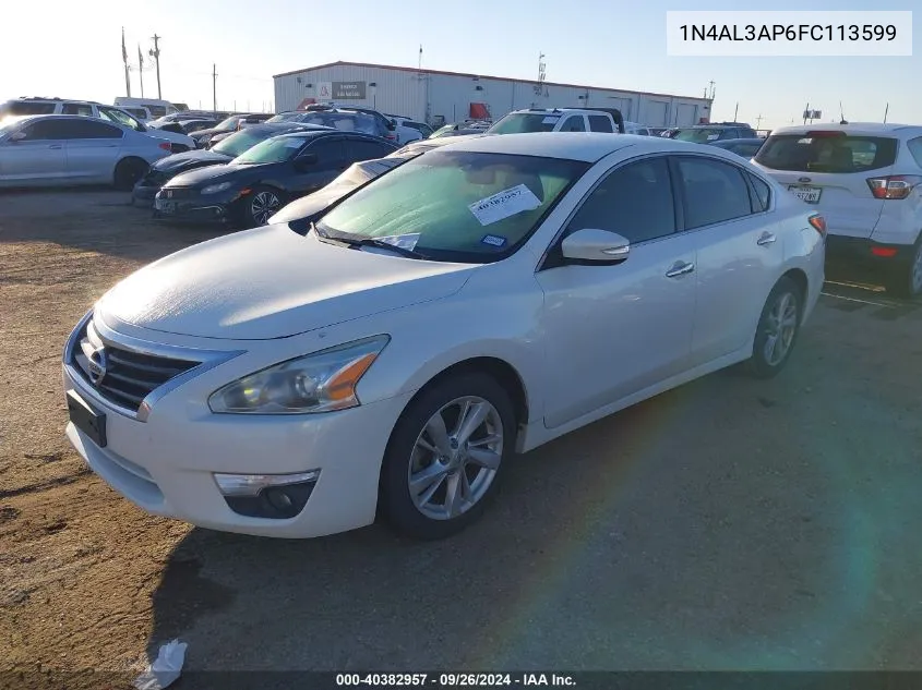 2015 Nissan Altima 2.5/S/Sv/Sl VIN: 1N4AL3AP6FC113599 Lot: 40382957