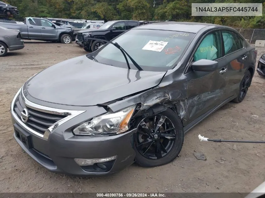 2015 Nissan Altima 2.5 Sv VIN: 1N4AL3AP5FC445744 Lot: 40390756