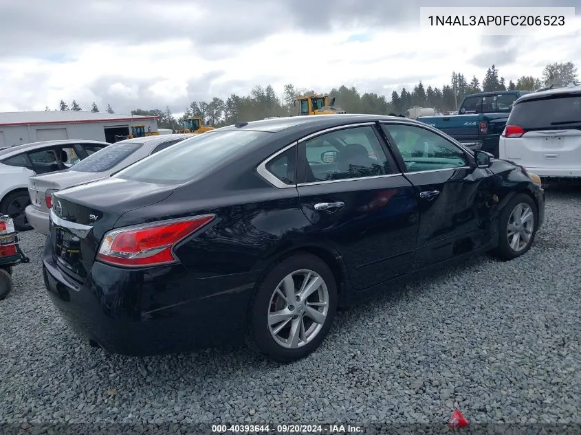 2015 Nissan Altima 2.5 Sv VIN: 1N4AL3AP0FC206523 Lot: 40393644