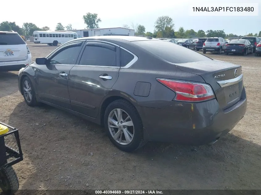 2015 Nissan Altima 2.5/S/Sv/Sl VIN: 1N4AL3AP1FC183480 Lot: 40394669