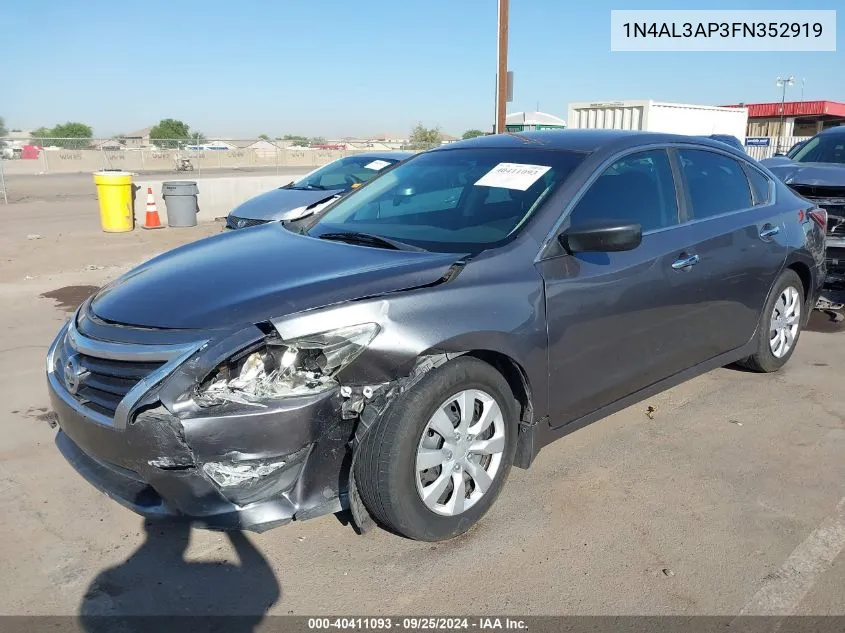 1N4AL3AP3FN352919 2015 Nissan Altima 2.5 S