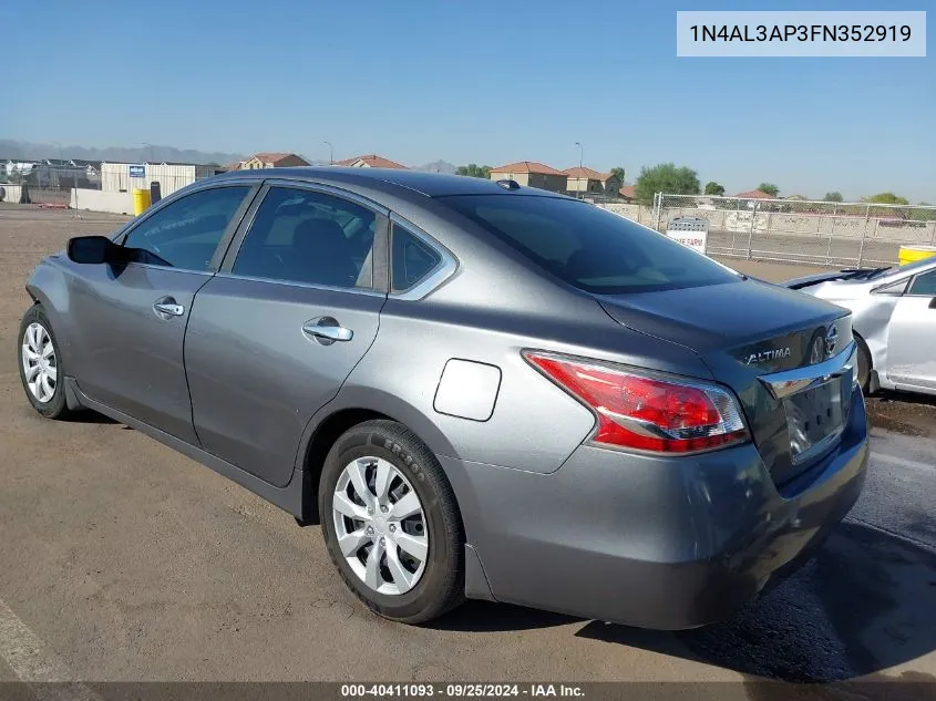 1N4AL3AP3FN352919 2015 Nissan Altima 2.5 S