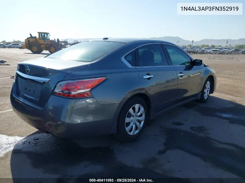 1N4AL3AP3FN352919 2015 Nissan Altima 2.5 S