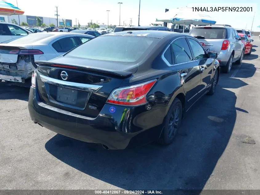 1N4AL3AP5FN922001 2015 Nissan Altima 2.5 S