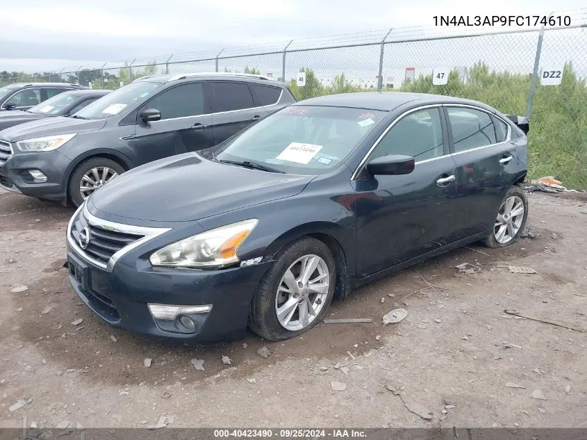 2015 Nissan Altima 2.5 Sv VIN: 1N4AL3AP9FC174610 Lot: 40423490