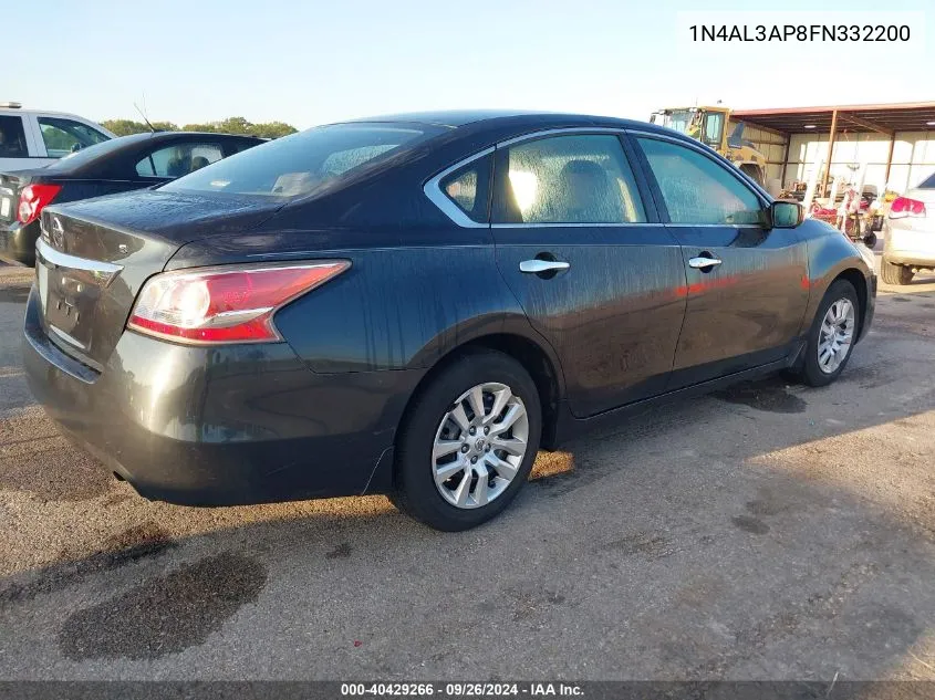 1N4AL3AP8FN332200 2015 Nissan Altima 2.5/S/Sv/Sl