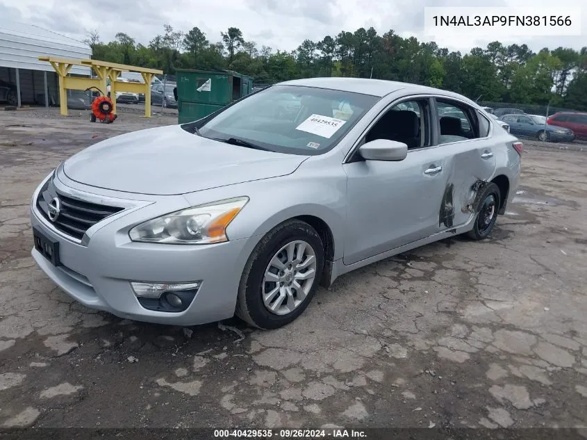 1N4AL3AP9FN381566 2015 Nissan Altima 2.5 S