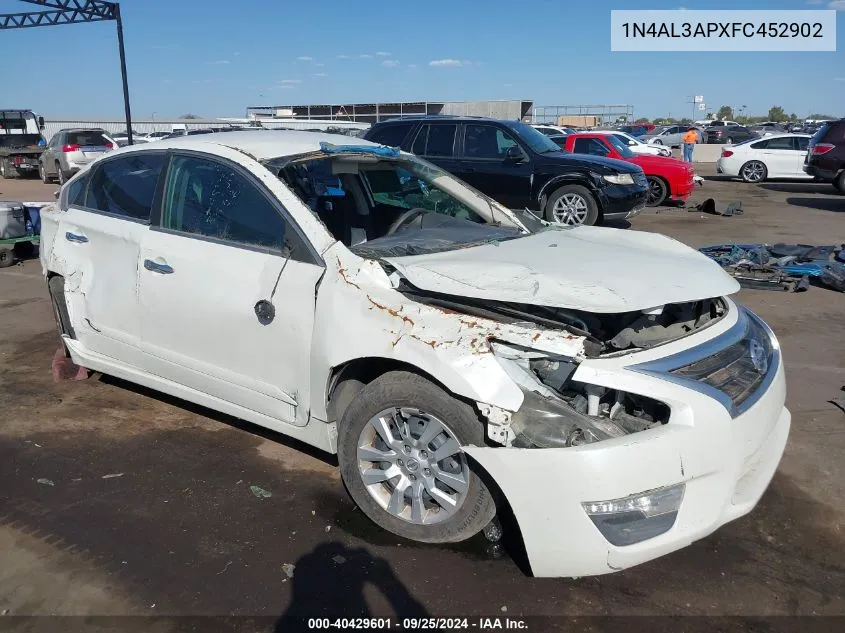 2015 Nissan Altima 2.5 S VIN: 1N4AL3APXFC452902 Lot: 40429601