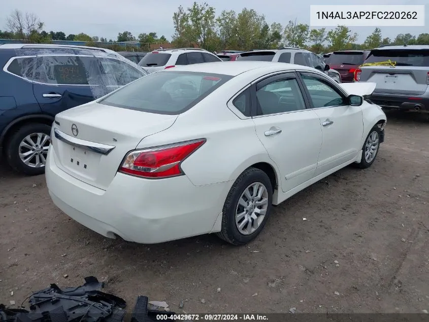 1N4AL3AP2FC220262 2015 Nissan Altima 2.5 S