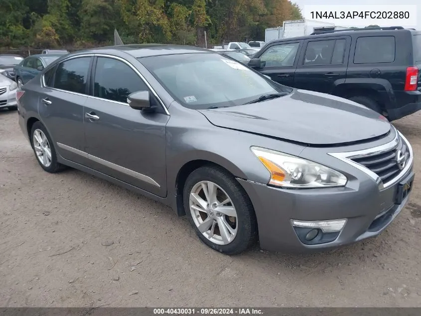 1N4AL3AP4FC202880 2015 Nissan Altima 2.5 Sv