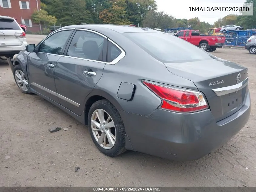 1N4AL3AP4FC202880 2015 Nissan Altima 2.5 Sv