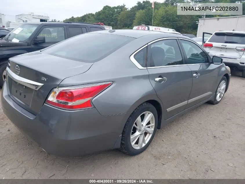 1N4AL3AP4FC202880 2015 Nissan Altima 2.5 Sv