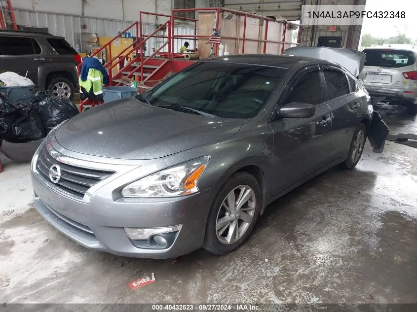 2015 Nissan Altima 2.5 Sv VIN: 1N4AL3AP9FC432348 Lot: 40432523