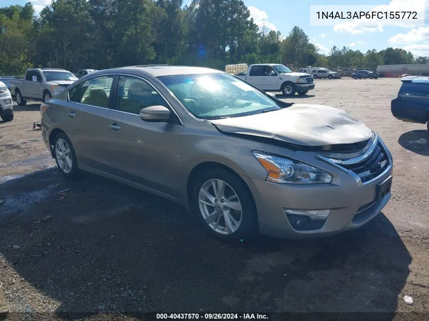 2015 Nissan Altima 2.5 Sv VIN: 1N4AL3AP6FC155772 Lot: 40437570