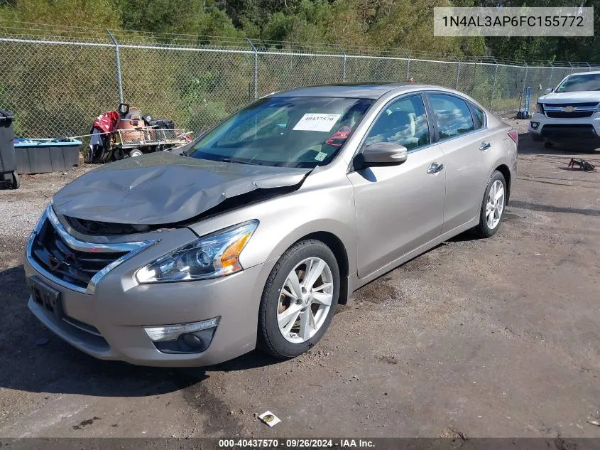 2015 Nissan Altima 2.5 Sv VIN: 1N4AL3AP6FC155772 Lot: 40437570