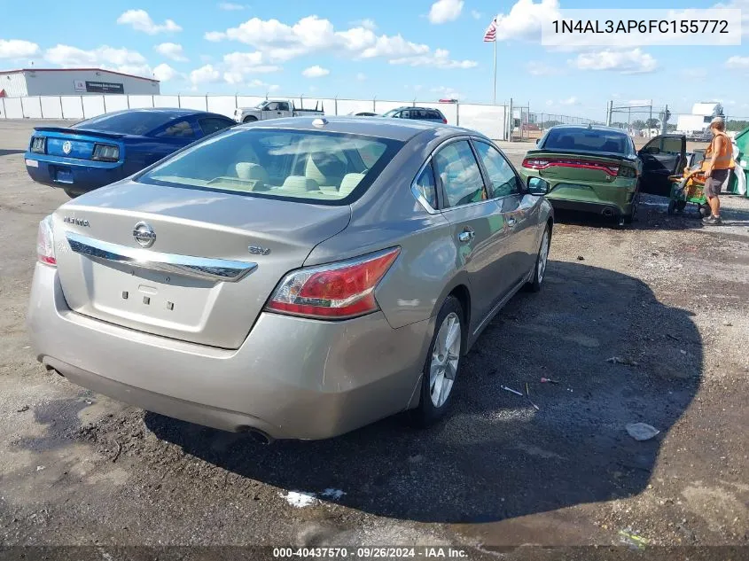 2015 Nissan Altima 2.5 Sv VIN: 1N4AL3AP6FC155772 Lot: 40437570