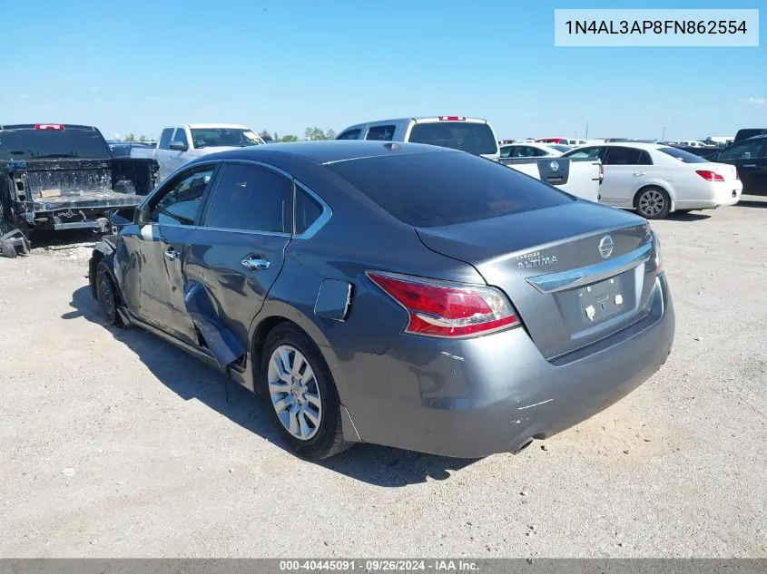 2015 Nissan Altima 2.5/S/Sv/Sl VIN: 1N4AL3AP8FN862554 Lot: 40445091