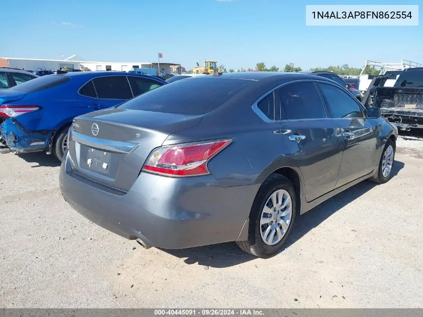 2015 Nissan Altima 2.5/S/Sv/Sl VIN: 1N4AL3AP8FN862554 Lot: 40445091