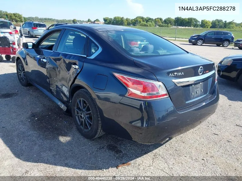 2015 Nissan Altima 2.5/S/Sv/Sl VIN: 1N4AL3AP5FC288278 Lot: 40445235