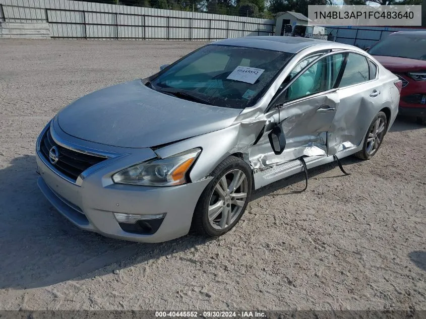 2015 Nissan Altima 3.5S/3.5Sv/3.5Sl VIN: 1N4BL3AP1FC483640 Lot: 40445552