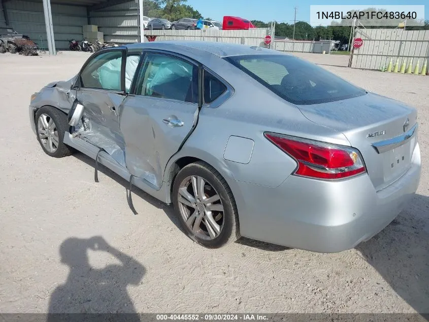 1N4BL3AP1FC483640 2015 Nissan Altima 3.5S/3.5Sv/3.5Sl