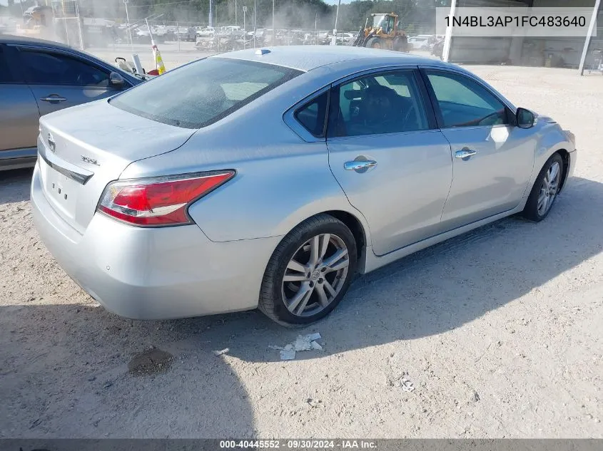 2015 Nissan Altima 3.5S/3.5Sv/3.5Sl VIN: 1N4BL3AP1FC483640 Lot: 40445552