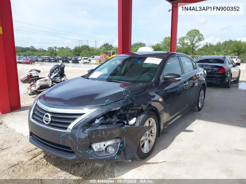 2015 Nissan Altima 2.5 Sl VIN: 1N4AL3AP1FN900352 Lot: 40445694