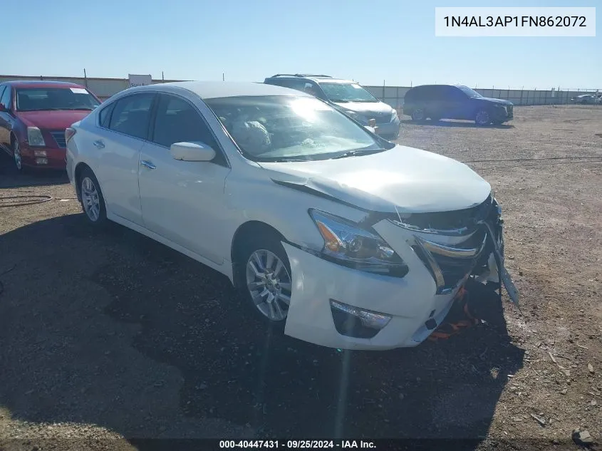 2015 Nissan Altima 2.5 S VIN: 1N4AL3AP1FN862072 Lot: 40447431