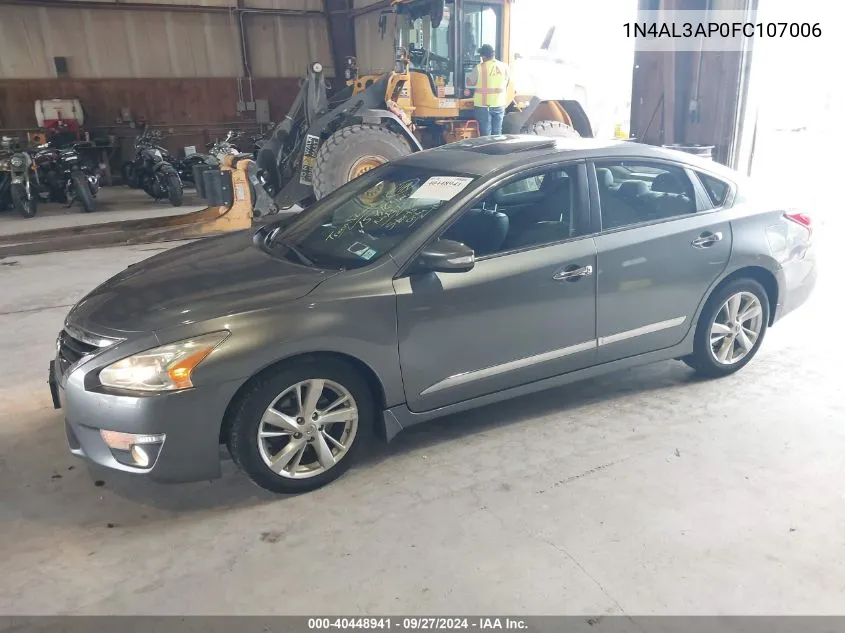 1N4AL3AP0FC107006 2015 Nissan Altima 2.5 Sl