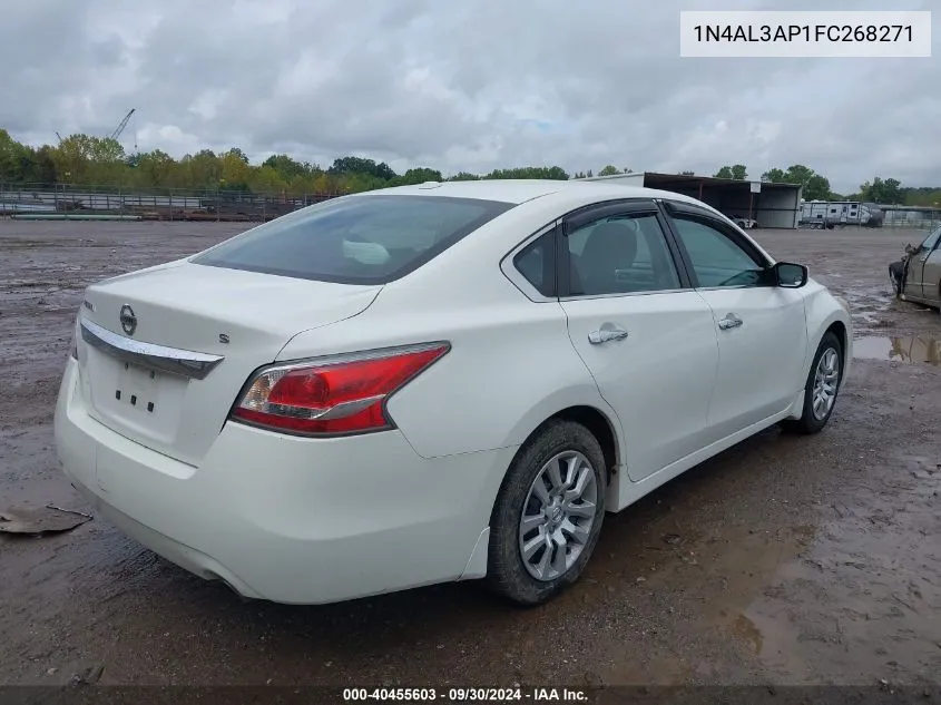 2015 Nissan Altima 2.5/2.5 S/2.5 Sl/2.5 Sv VIN: 1N4AL3AP1FC268271 Lot: 40455603