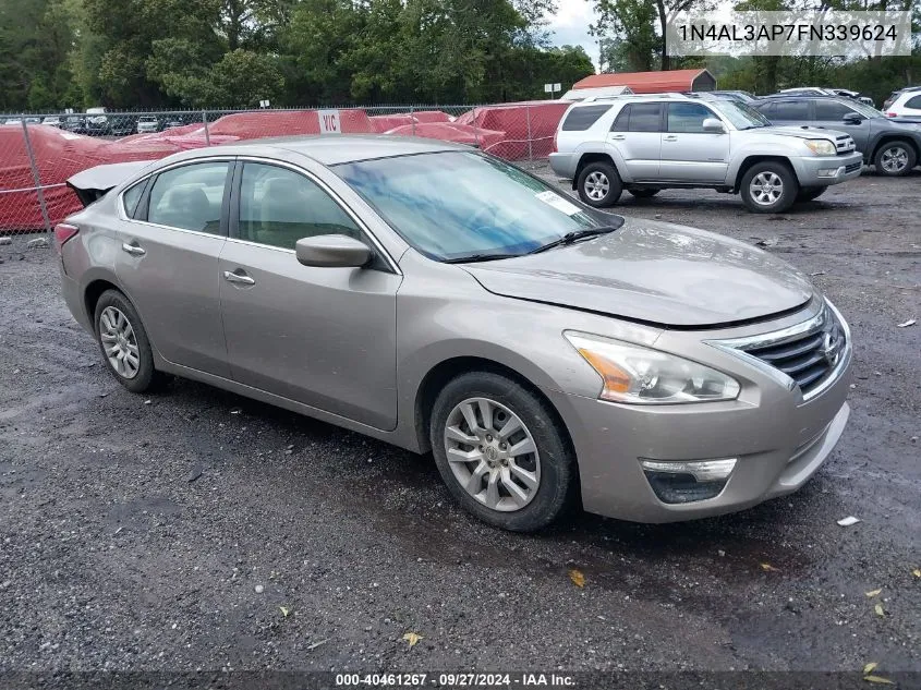 2015 Nissan Altima 2.5 S VIN: 1N4AL3AP7FN339624 Lot: 40461267