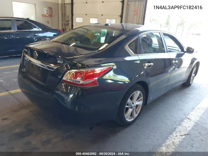 2015 Nissan Altima 2.5 Sv VIN: 1N4AL3AP9FC182416 Lot: 40463892