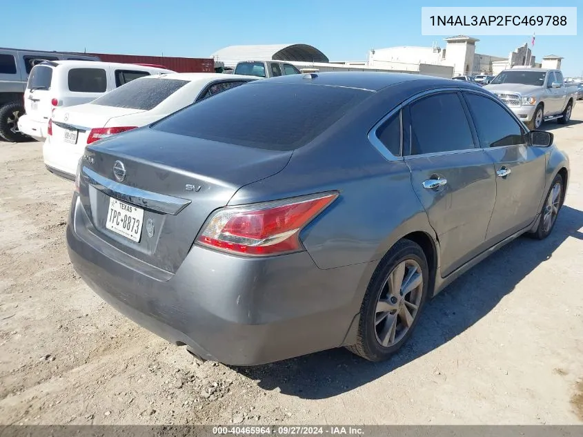 2015 Nissan Altima 2.5 Sv VIN: 1N4AL3AP2FC469788 Lot: 40465964