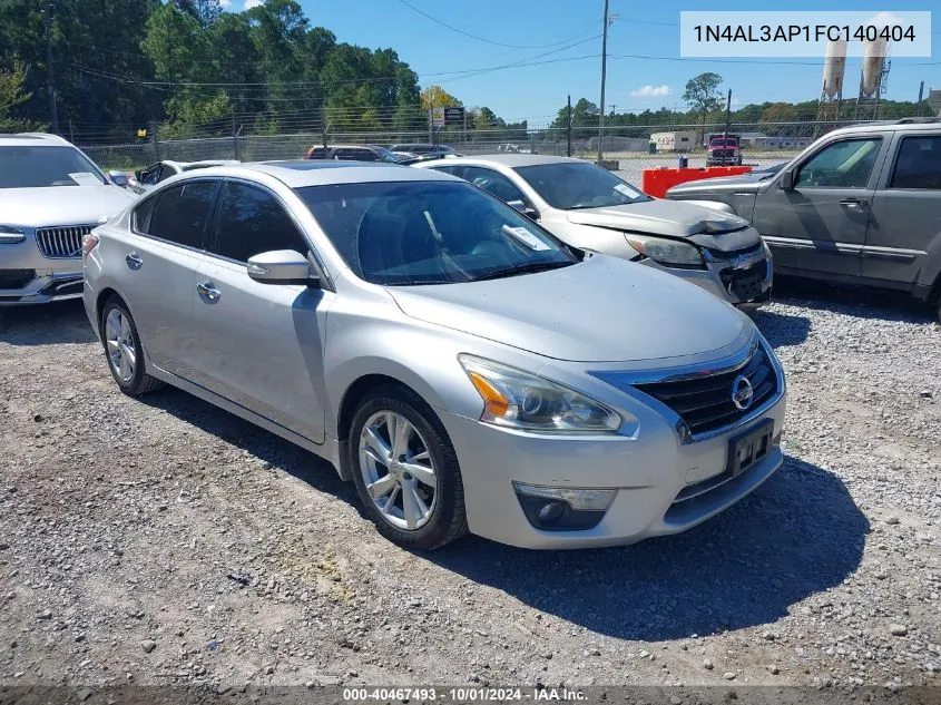 2015 Nissan Altima 2.5/S/Sv/Sl VIN: 1N4AL3AP1FC140404 Lot: 40467493