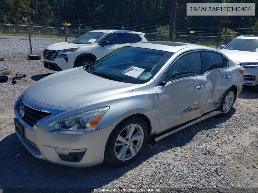 2015 Nissan Altima 2.5/S/Sv/Sl VIN: 1N4AL3AP1FC140404 Lot: 40467493