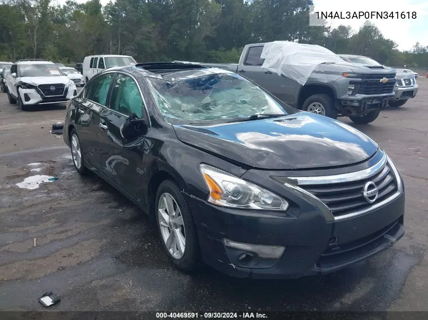 2015 Nissan Altima 2.5 Sl VIN: 1N4AL3AP0FN341618 Lot: 40469591