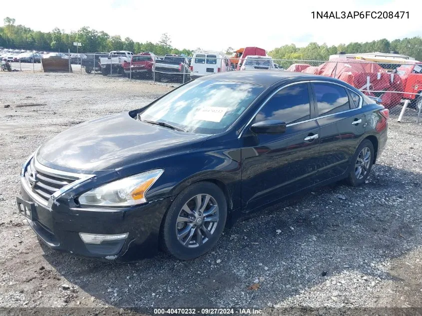 2015 Nissan Altima 2.5 S VIN: 1N4AL3AP6FC208471 Lot: 40470232